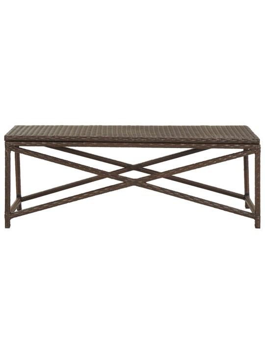 Dārza sols, 120 cm, brūna pe rotangpalma
