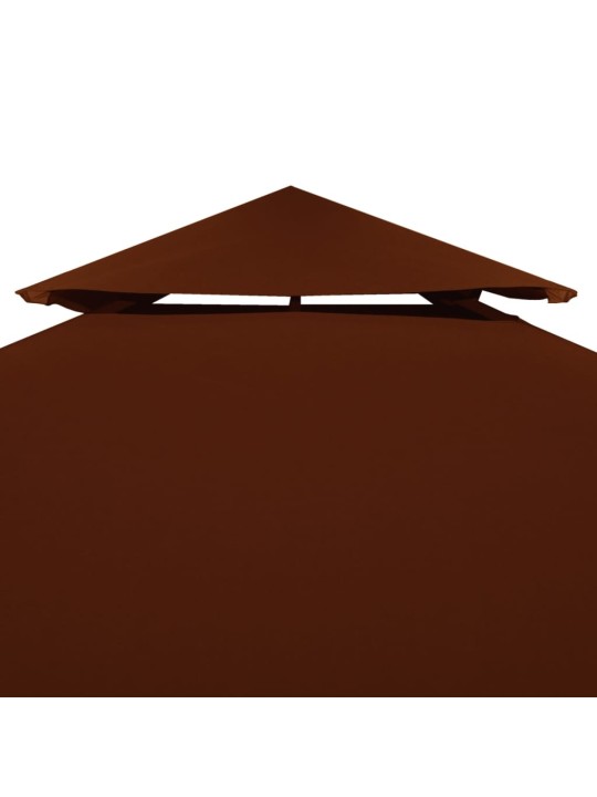 Nojumes jumta pārsegs, divdaļīgs, 310 g/m², 4x3 m, sarkanbrūns