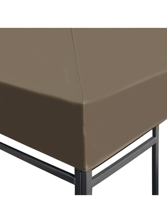 Nojumes jumta pārsegs, 310 g/m², 3x4 m, pelēkbrūns