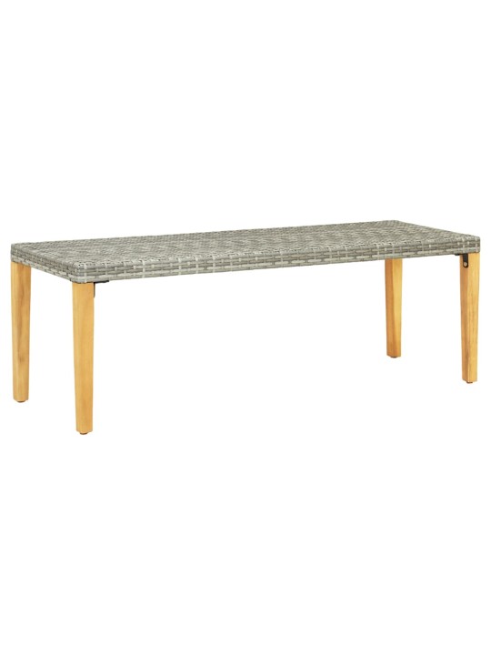 Dārza sols, 80 cm, pelēka pe rotangpalma