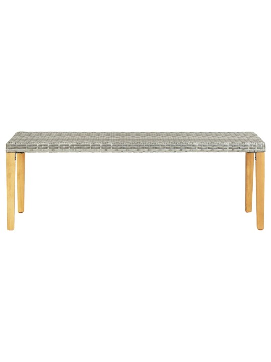 Dārza sols, 80 cm, pelēka pe rotangpalma
