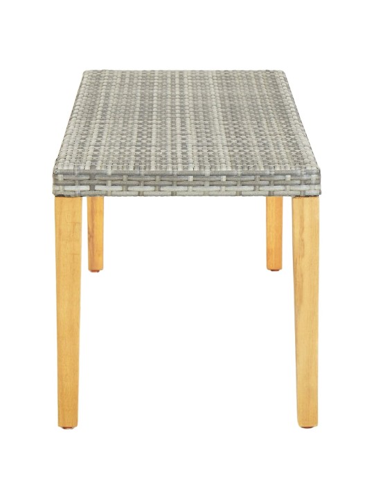 Dārza sols, 80 cm, pelēka pe rotangpalma
