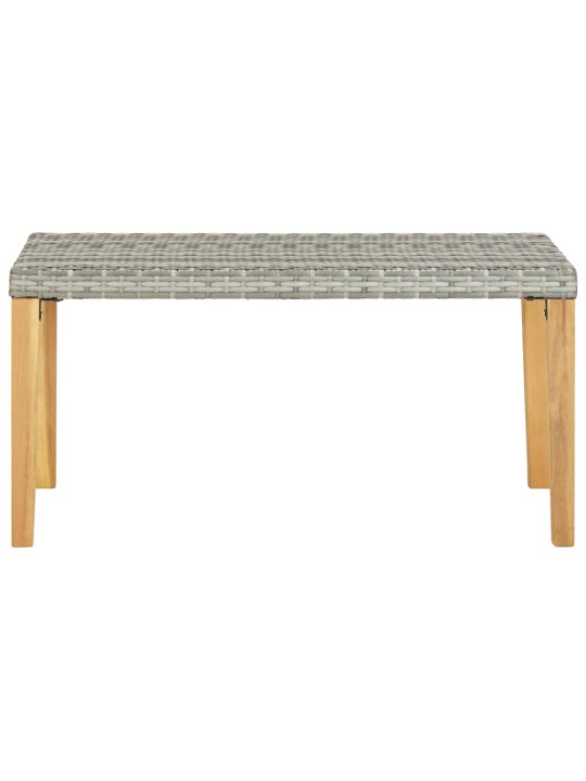 Sols, 120 cm, pelēka pe rotangpalma, akācijas masīvkoks