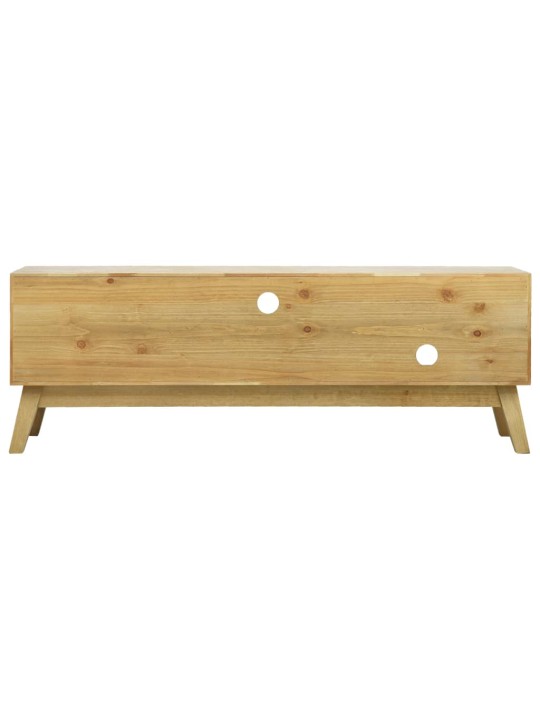 Tv skapītis, brūns, 120x30x42 cm, grebts raksts, koks