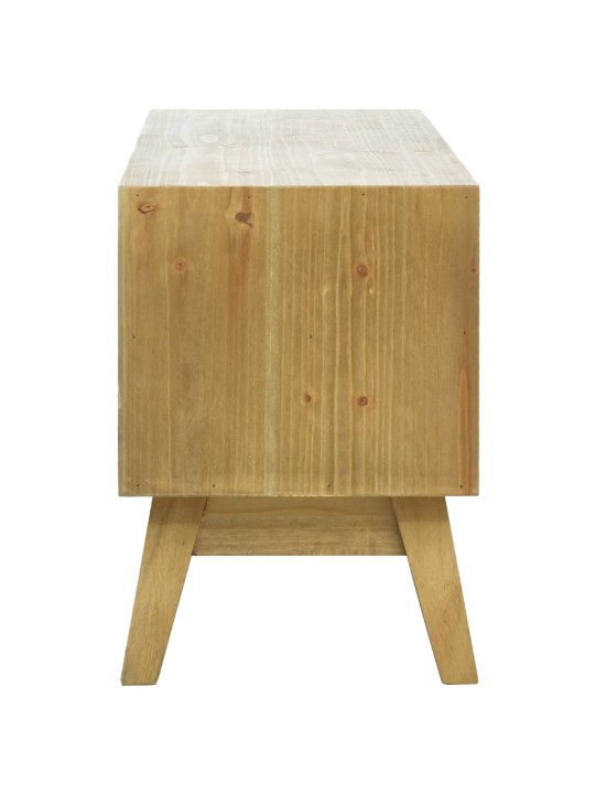 Tv skapītis, brūns, 120x30x42 cm, grebts raksts, koks