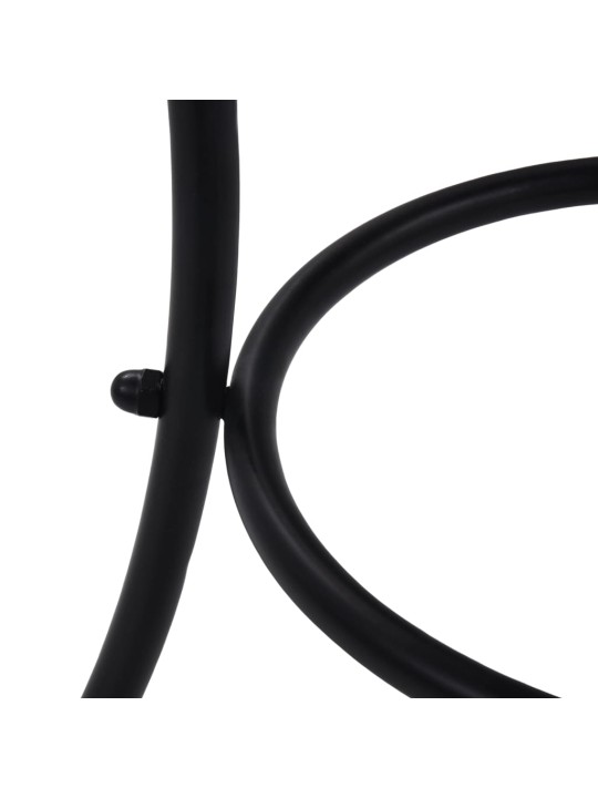Mozaīkas bistro galds, 60 cm, oranža un pelēka keramika