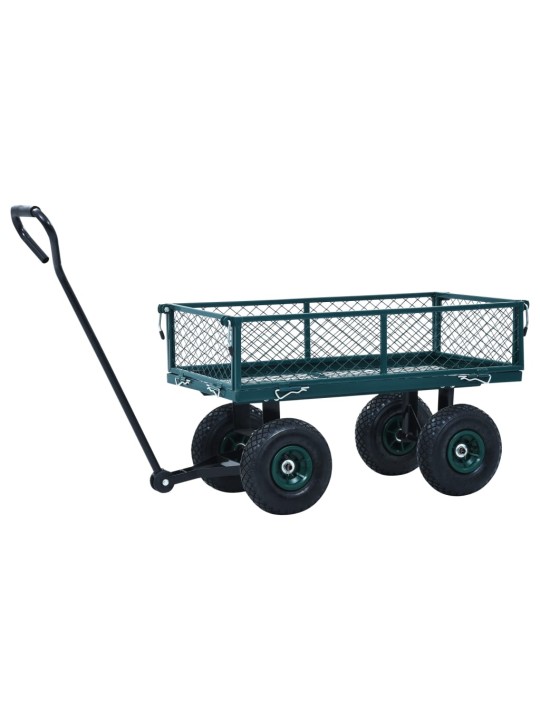 Dārza ratiņi, zaļi, 250 kg