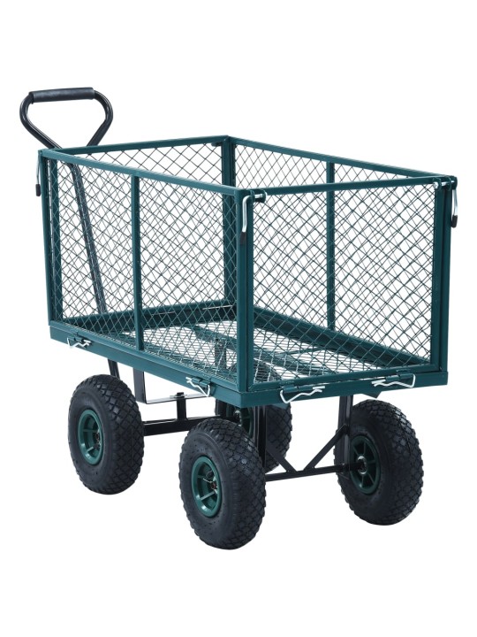 Dārza ratiņi, zaļi, 350 kg