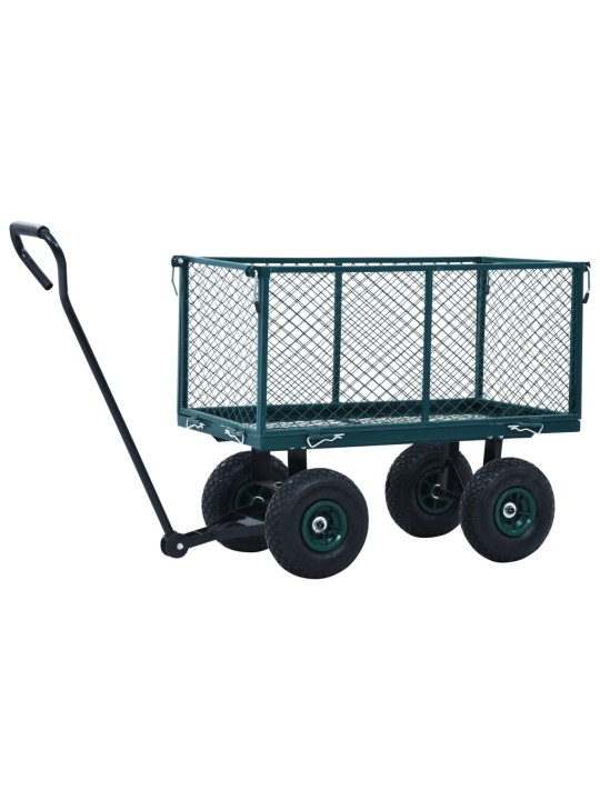 Dārza ratiņi, zaļi, 350 kg