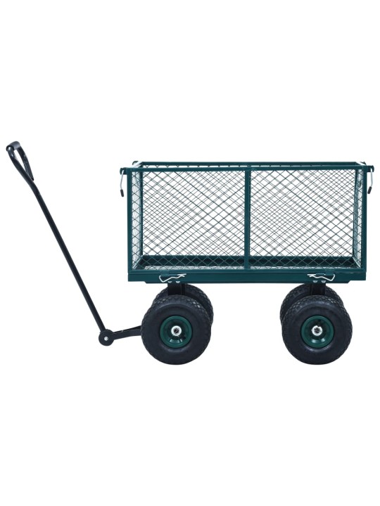 Dārza ratiņi, zaļi, 350 kg