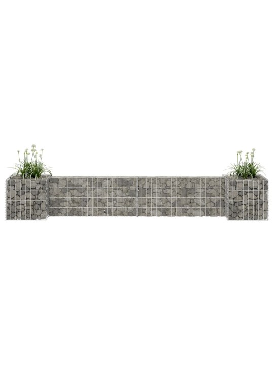 H-formas gabions, tērauda stieple, 260x40x40 cm