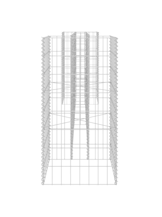 H-formas gabions, tērauda stieple, 260x40x80 cm