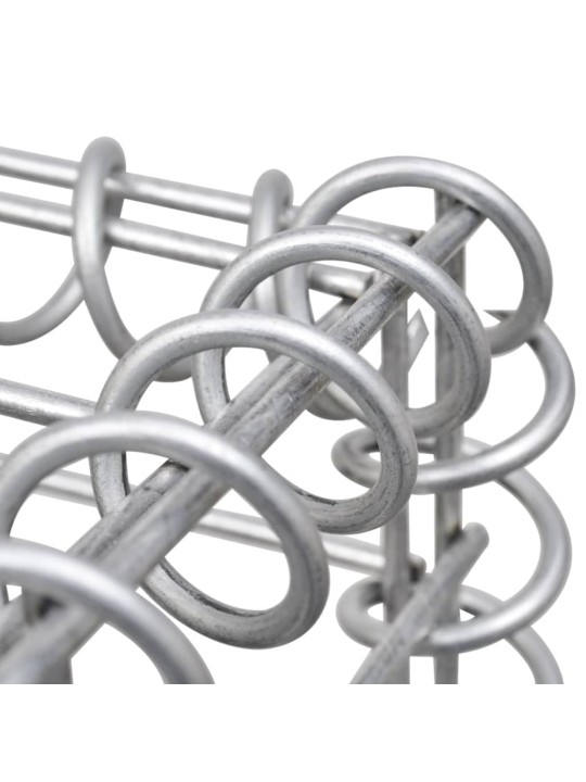 H-formas gabions, tērauda stieple, 260x40x100 cm