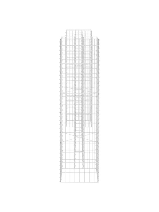H-formas gabions, tērauda stieple, 260x40x150 cm