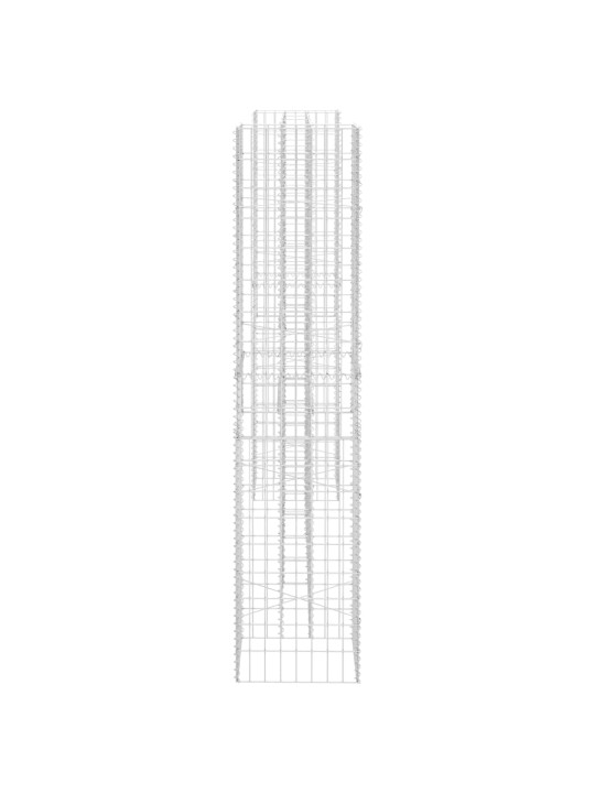 H-formas gabions, tērauda stieple, 260x40x200 cm