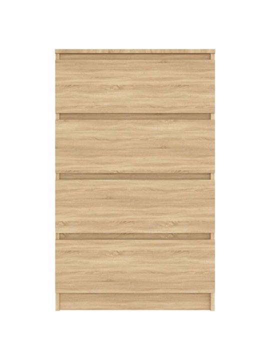 Kumode, ozolkoka krāsā, 60x35x98,5 cm, inženierijas koks