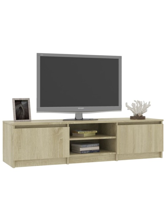 Tv skapītis, 140x40x35,5 cm, ozolkoka krāsā, inženierijas koks