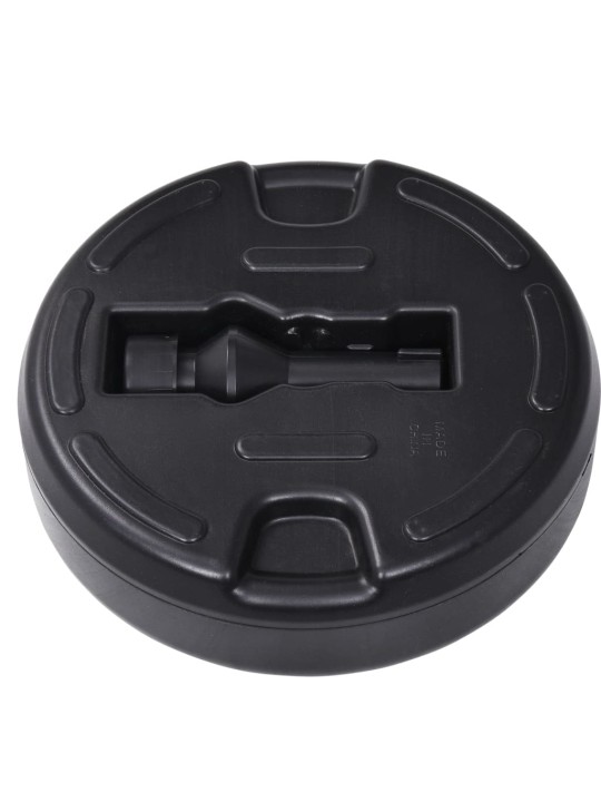 Saulessarga pamatne, melna, 15 l, pildāma ar smiltīm/ūdeni