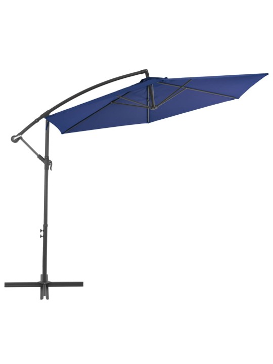 Saulessargs ar alumīnija kātu, 300 cm, zils