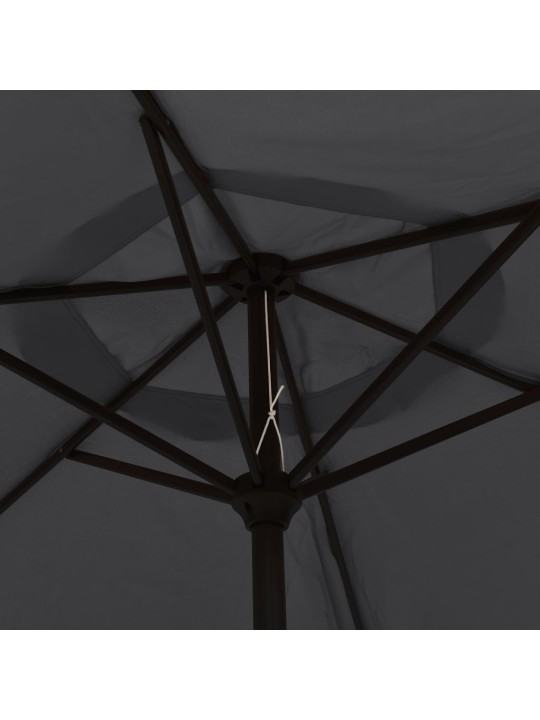 Saulessargs, melns, 200x224 cm, alumīnijs