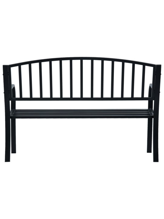 Dārza sols, 125 cm, melns tērauds