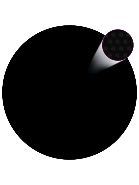 Baseina pārklājs, 549 cm, pe, melns