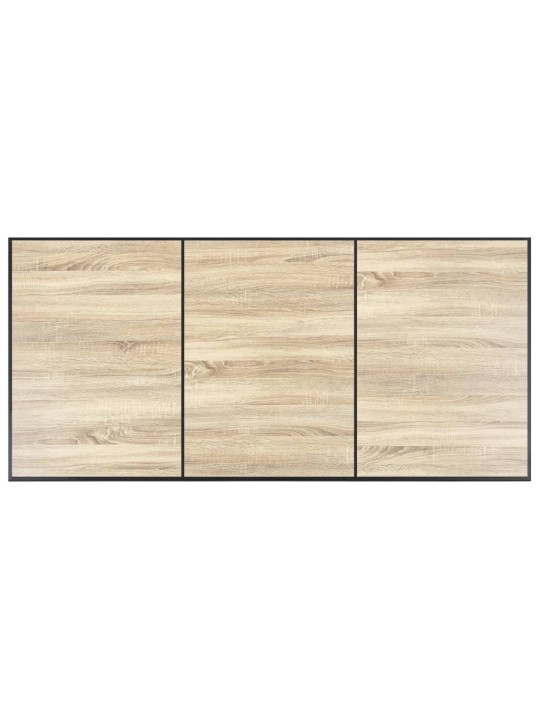 Virtuves galds, ozolkoka krāsa, 200x100x75 cm, mdf