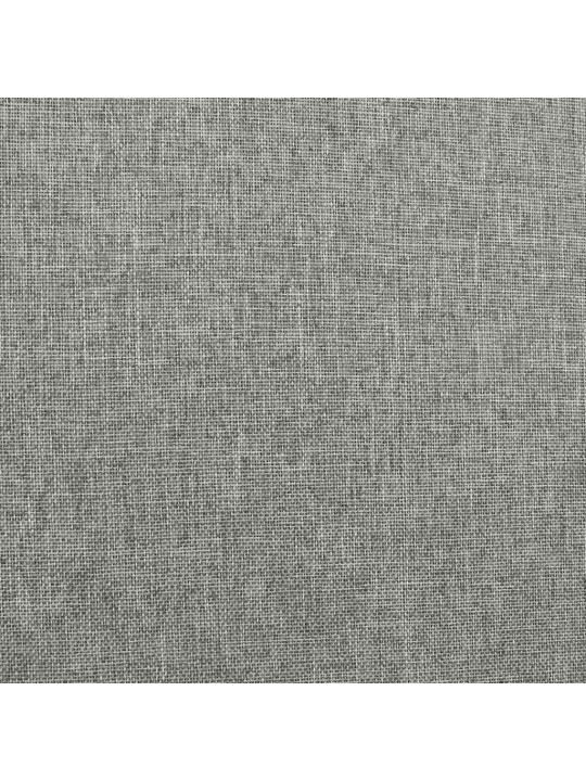 Hidrauliskais gultas rāmis, gaiši pelēks audums, 180x200 cm