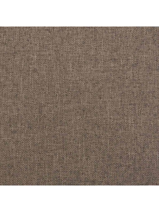 Hidrauliskais gultas rāmis, pelēkbrūns audums, 180x200 cm