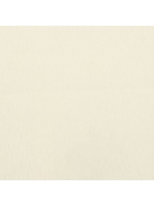 Dārza krēslu spilveni, 4 gab., krēmkrāsas, 100x50x3 cm, audums