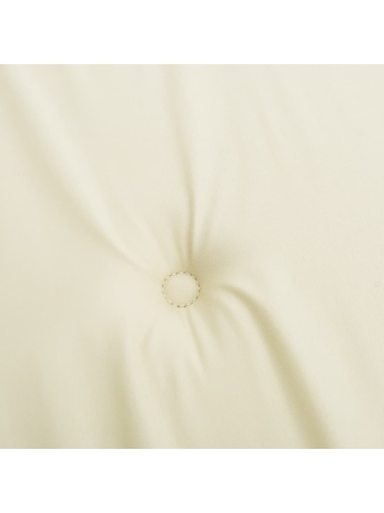 Dārza sola matracis, 200x50x4 cm, audums, krēmkrāsas