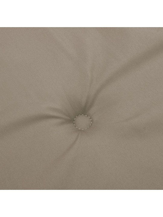 Dārza sola matracis, 200x50x4 cm, audums, pelēkbrūns