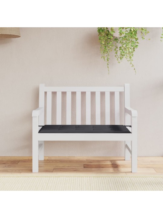 Dārza sola matracis, 120x50x4 cm, audums, melns