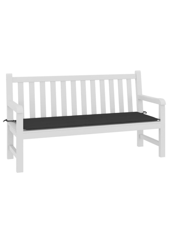 Dārza sola matracis, 150x50x4 cm, audums, melns