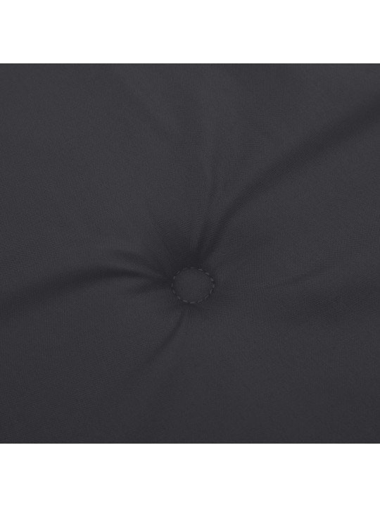 Dārza sola matracis, 180x50x4 cm, audums, melns