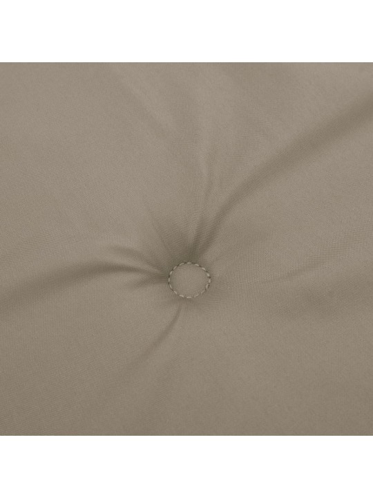 Dārza sola matracis, 100x50x4 cm, audums, pelēkbrūns