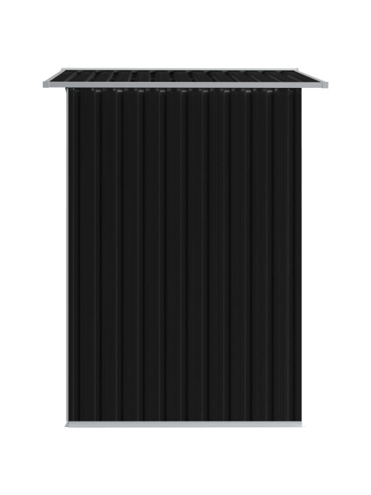 Dārza šķūnis, antracītpelēks, 204x132x186 cm, tērauds