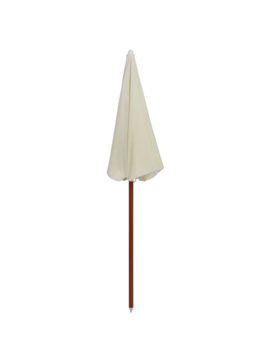 Saulessargs ar tērauda kātu, 180 cm, smilškrāsā