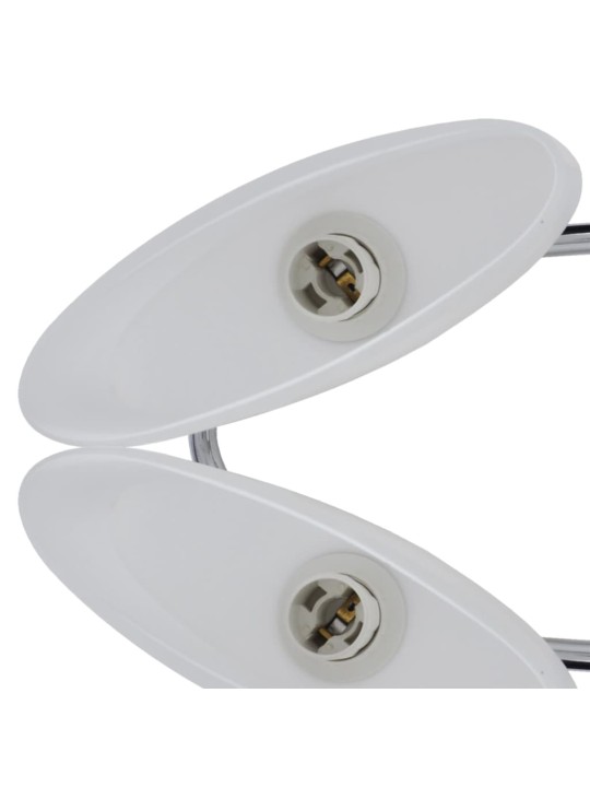 Griestu lampa ar elipsoidāliem stikla abažūriem, 2 gab., e14
