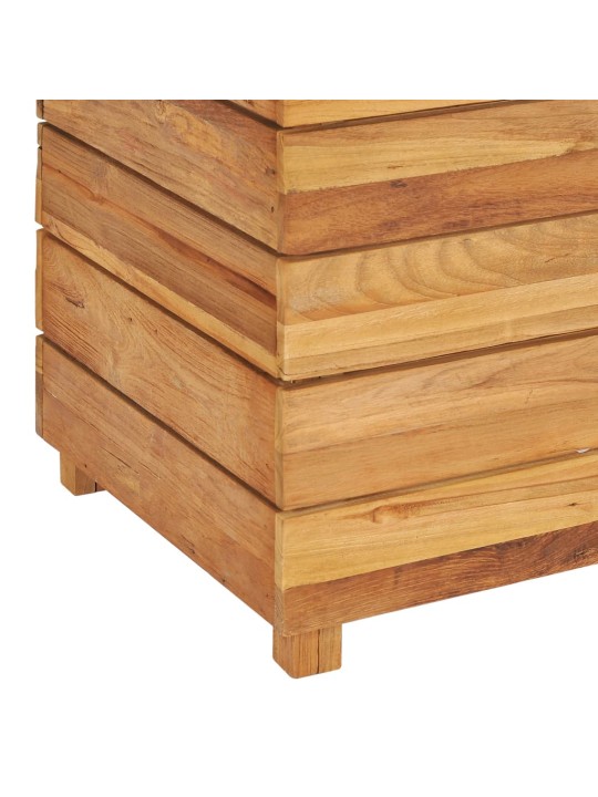 Augstā puķu kaste, 100x40x55 cm, pārstrādāts tīkkoks un tērauds