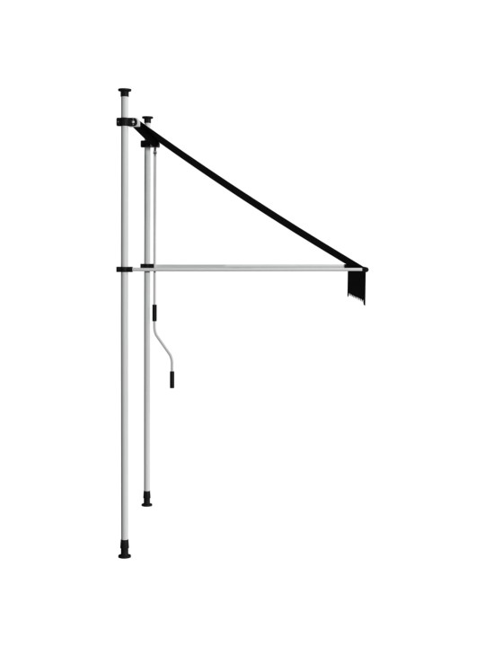 Izvelkama markīze, 100 cm, manuāli darbināma, antracītpelēka