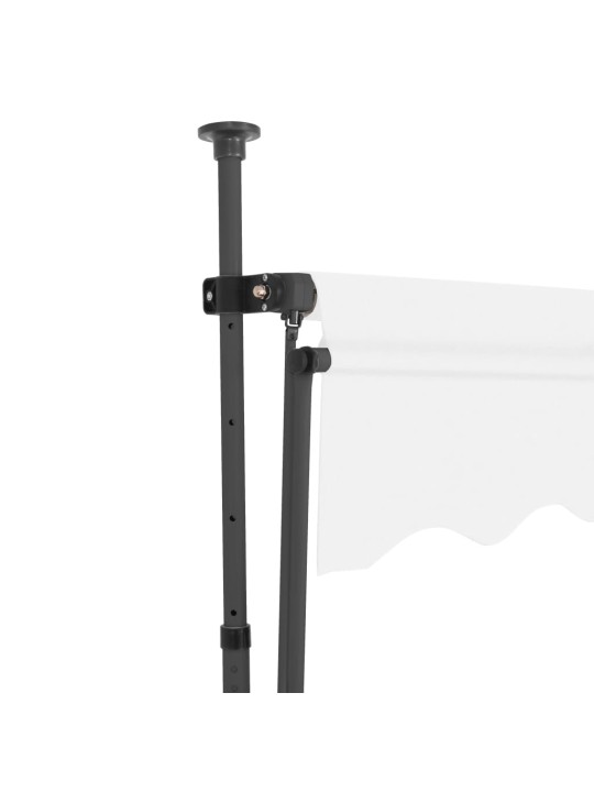 Izvelkama markīze ar led, manuāla, 250 cm, krēmkrāsas