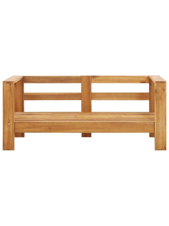 Dārza sols ar spilveniem, 140 cm, akācijas masīvkoks