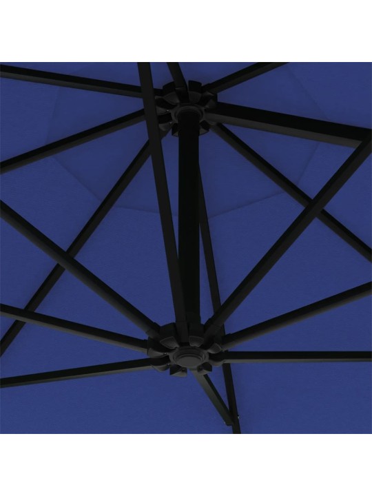 Saulessargs ar metāla kātu, zils, 300 cm