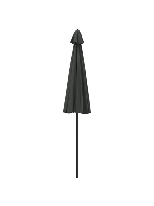 Dārza saulessargs ar alumīnija kātu, 270 cm, antracītpelēks