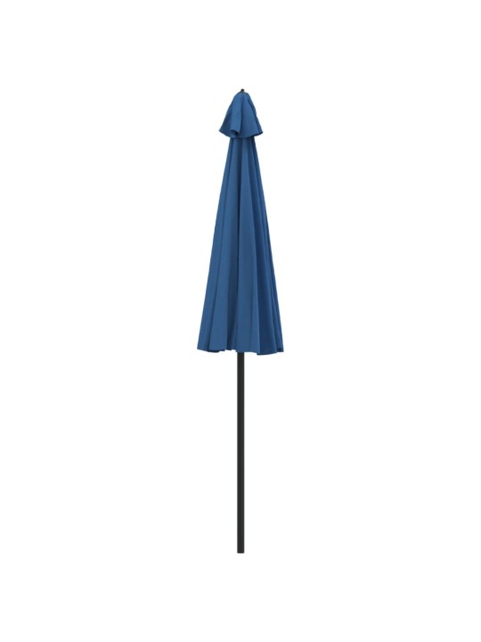 Dārza saulessargs ar alumīnija kātu, 270 cm, debeszils