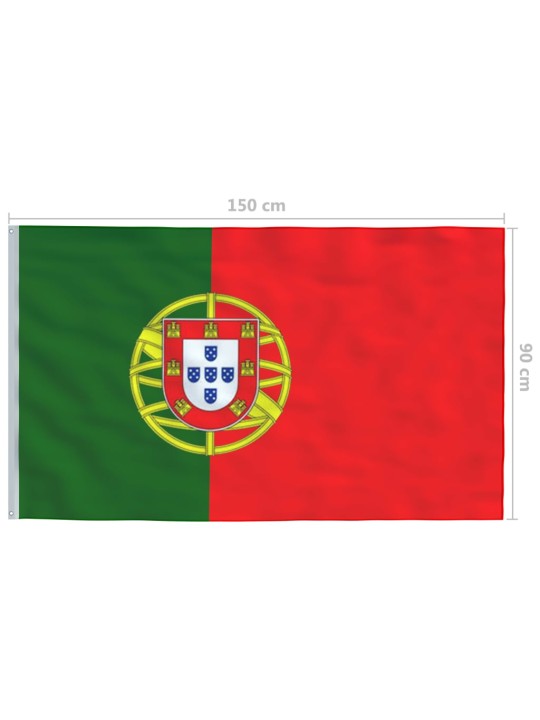 Portugāles karogs, 90x150 cm