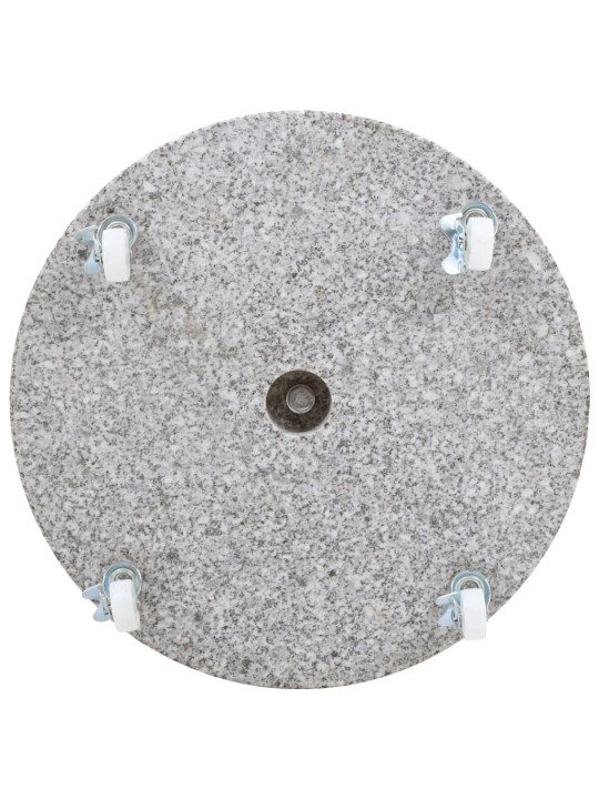 Saulessarga pamatne, pelēka, granīts, 30 kg, apaļa