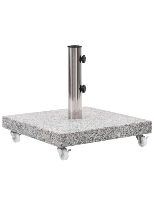 Saulessarga pamatne, pelēka, granīts, 30 kg, kvadrāta forma