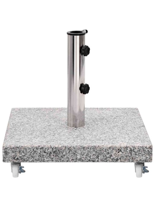Saulessarga pamatne, pelēka, granīts, 30 kg, kvadrāta forma